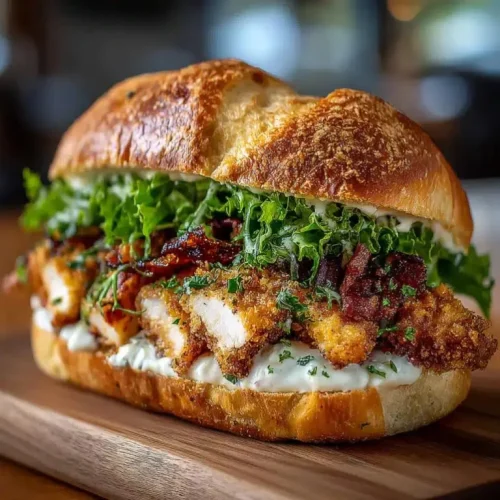 Crispy-Chicken-Caesar-Sandwich-Recipe-–-Crunchy-Creamy-and-Packed-with-Flavor-768x768